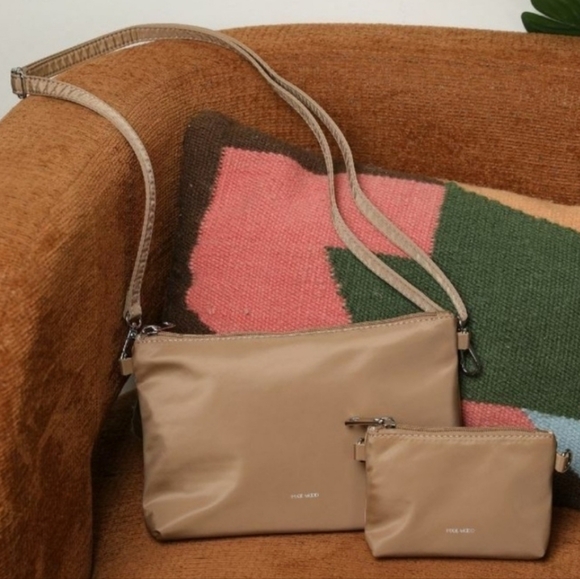 Pixie Mood Handbags - NWT Pixie Mood Drea Pouch Set of 2 Bags Purses Adjustable Strap